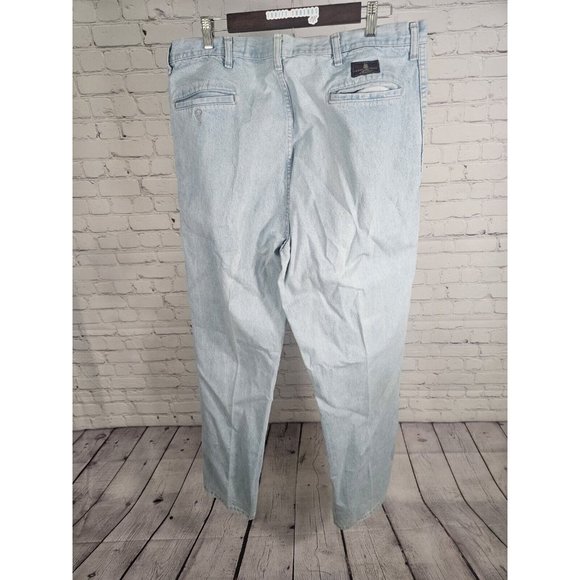 Vtg Timber Creek Light Wash Made Is USA Straight Cut Jeans 38 X 34 - Picture 4 of 12